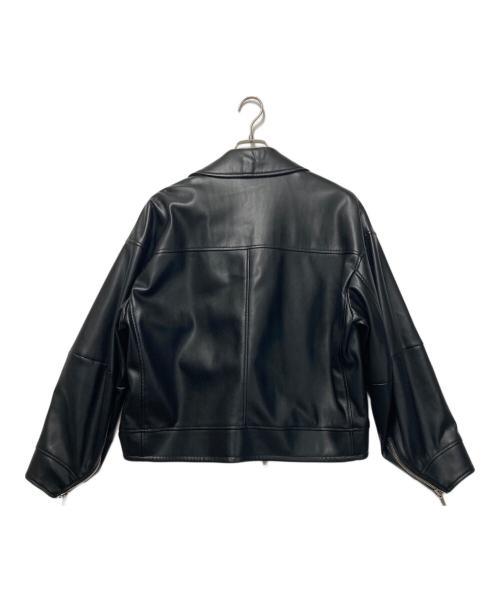 upper hights（アッパーハイツ）upper hights (アッパーハイツ) ライダースジャケット ブラックの古着・服飾アイテム