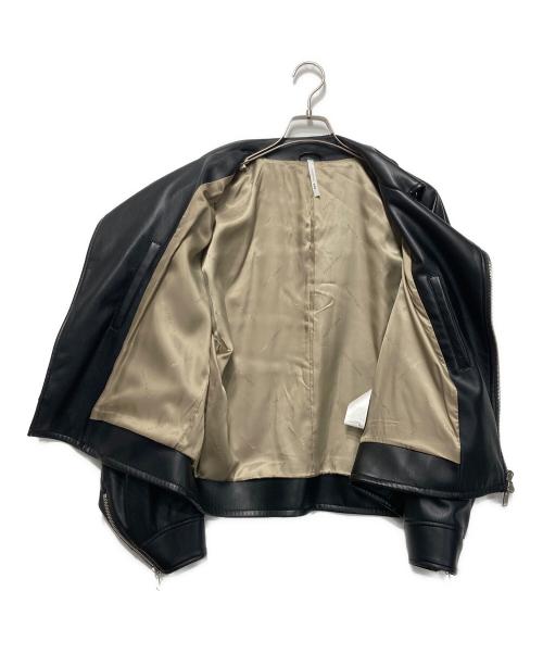 upper hights（アッパーハイツ）upper hights (アッパーハイツ) ライダースジャケット ブラックの古着・服飾アイテム