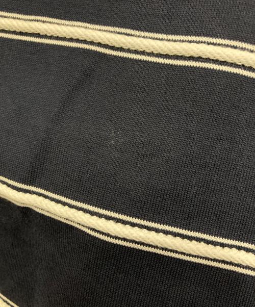 TOMORROW LAND tricot（トゥモローランド トリコ）TOMORROW LAND tricot (トゥモローランド トリコ) コットンナイロン ロープボーダークルーネックニット ネイビー サイズ:Mの古着・服飾アイテム