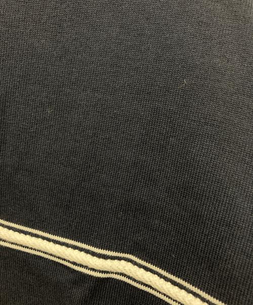 TOMORROW LAND tricot（トゥモローランド トリコ）TOMORROW LAND tricot (トゥモローランド トリコ) コットンナイロン ロープボーダークルーネックニット ネイビー サイズ:Mの古着・服飾アイテム