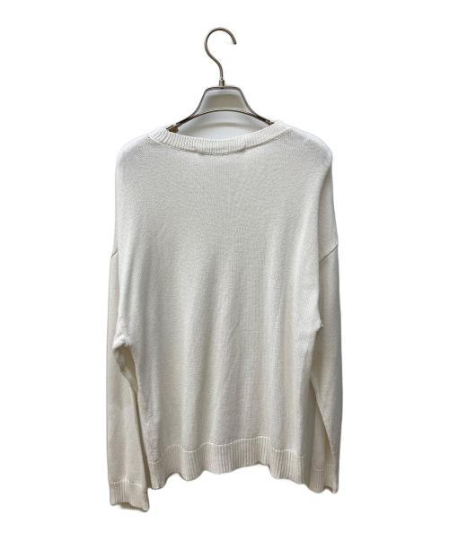 FRAMeWORK（フレームワーク）FRAMeWORK (フレームワーク) ウォッシャブルペーパーヤーンニット ホワイト サイズ:FREEの古着・服飾アイテム