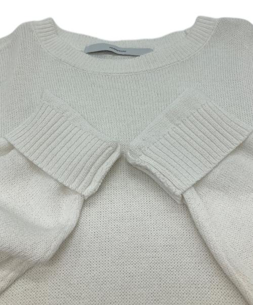 FRAMeWORK（フレームワーク）FRAMeWORK (フレームワーク) ウォッシャブルペーパーヤーンニット ホワイト サイズ:FREEの古着・服飾アイテム