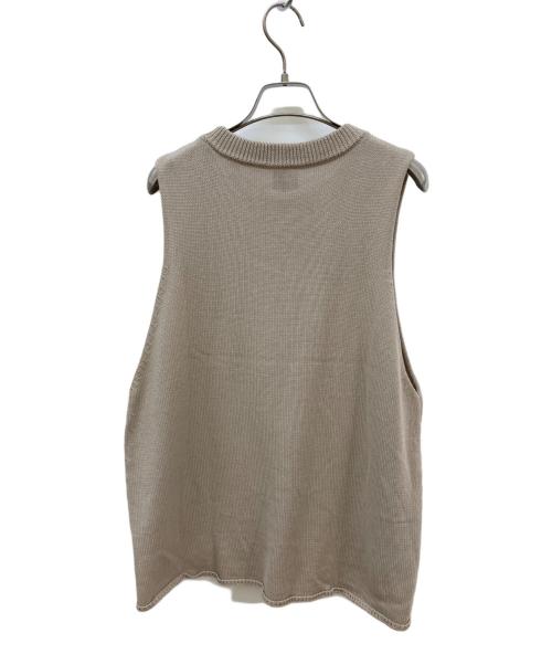 Spick and Span（スピック＆スパン）Spick and Span (スピックアンドスパン) コットンリネンミドルゲージノースリプルオーバー ベージュ サイズ:FREEの古着・服飾アイテム