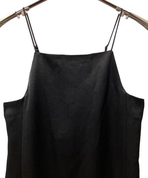 IENA（イエナ）IENA (イエナ) endo.ダブルサテンキャミワンピース ブラック サイズ:34の古着・服飾アイテム