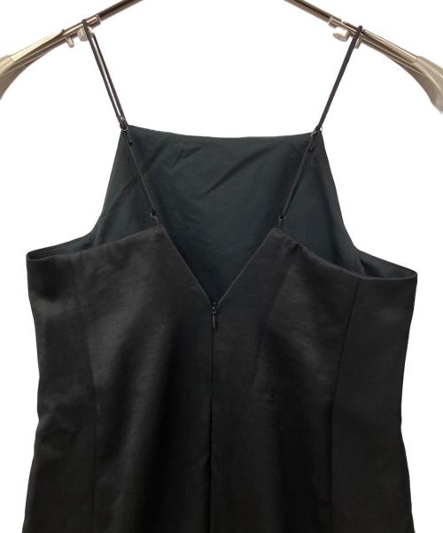 IENA（イエナ）IENA (イエナ) endo.ダブルサテンキャミワンピース ブラック サイズ:34の古着・服飾アイテム