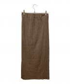 Nobleノーブル）の古着「トタンテレコタイトスカート」｜ベージュ