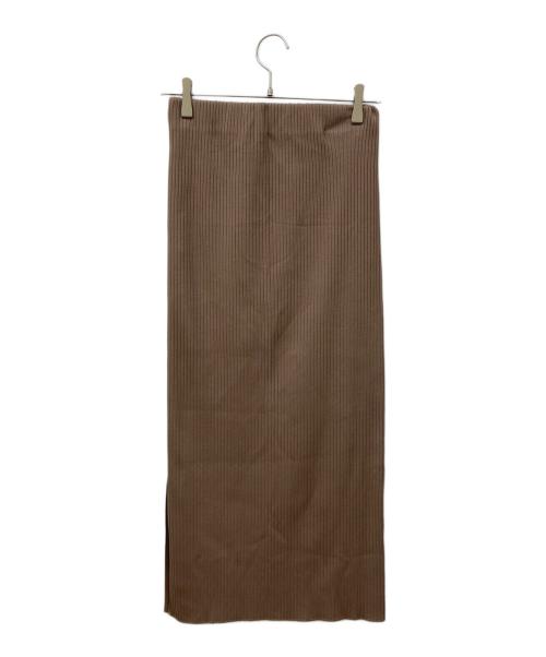 Noble（ノーブル）Noble (ノーブル) トタンテレコタイトスカート ベージュ サイズ:36 未使用品の古着・服飾アイテム