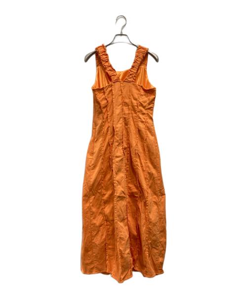 Ameri（アメリ）Ameri (アメリ) カットオフシームパッカリングドレス オレンジ サイズ:Sの古着・服飾アイテム