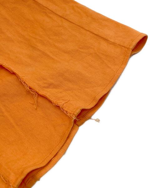 Ameri（アメリ）Ameri (アメリ) カットオフシームパッカリングドレス オレンジ サイズ:Sの古着・服飾アイテム