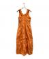 Ameri (アメリ) カットオフシームパッカリングドレス オレンジ サイズ:S：4000円