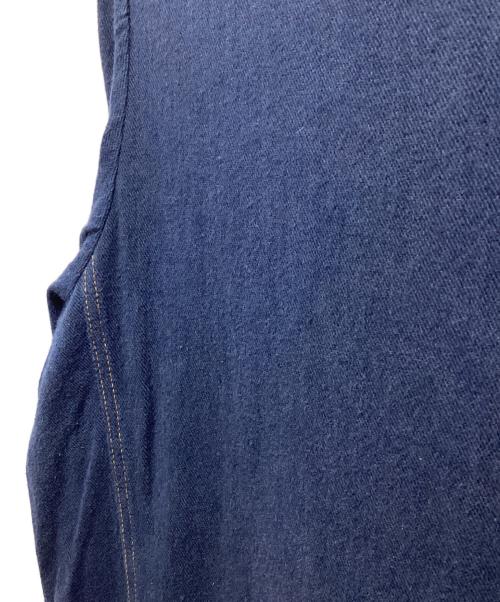 45R（フォーティファイブ・アール）45R (フォーティファイブ・アール) インディゴ染デニム調カットソーワンピース インディゴの古着・服飾アイテム