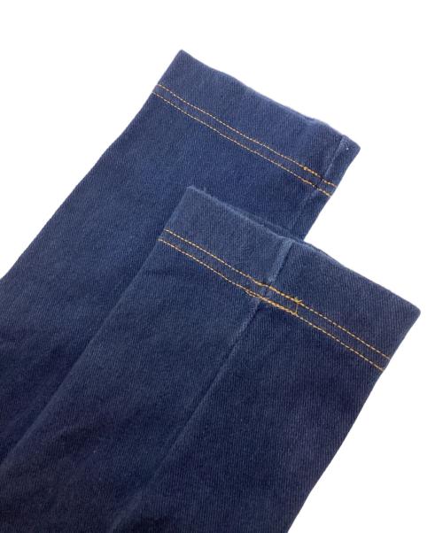 45R（フォーティファイブ・アール）45R (フォーティファイブ・アール) インディゴ染デニム調カットソーワンピース インディゴの古着・服飾アイテム