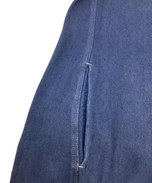 45R（フォーティファイブ・アール）45R (フォーティファイブ・アール) インディゴ染デニム調カットソーワンピース インディゴの古着・服飾アイテム
