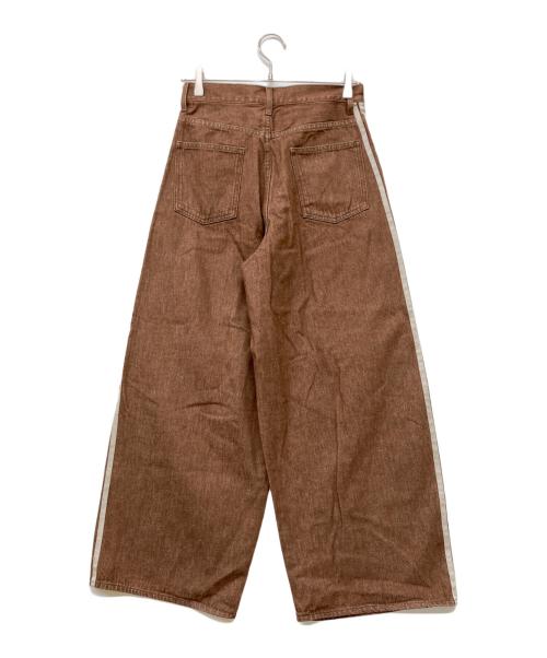 THE TOE（ザ・トゥー）THE TOE (ザ・トゥー) EMIRATES TRACK DENIM PANTS ブラウン サイズ:S 未使用品の古着・服飾アイテム