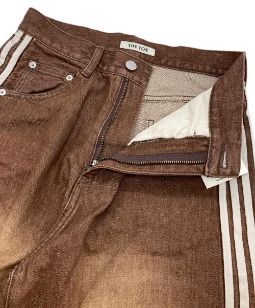 THE TOE（ザ・トゥー）THE TOE (ザ・トゥー) EMIRATES TRACK DENIM PANTS ブラウン サイズ:S 未使用品の古着・服飾アイテム