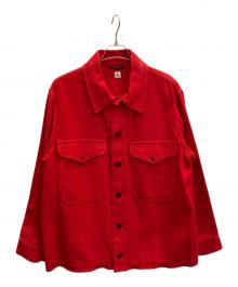 KAPTAIN SUNSHINE（キャプテンサンシャイン）の古着「Cruise Shirt Jacket」｜レッド