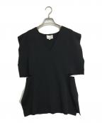 3.1 phillip limスリーワンフィリップリム）の古着「Sleeveless Sweater With Side Cutout」｜ブラック