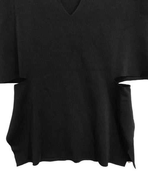 3.1 phillip lim（スリーワンフィリップリム）3.1 phillip lim (スリーワンフィリップリム) Sleeveless Sweater With Side Cutout ブラック サイズ:Sの古着・服飾アイテム