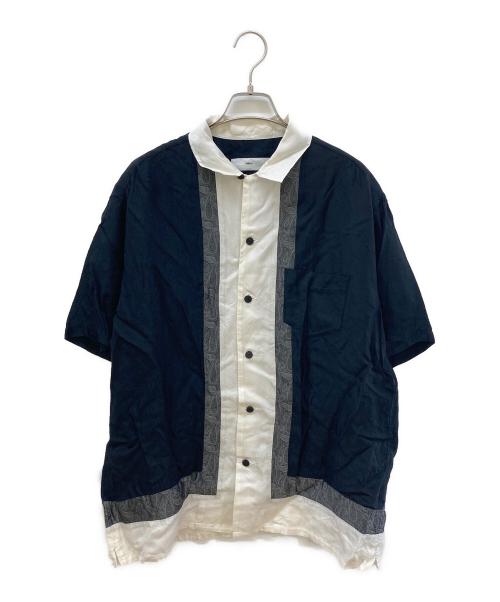 TOGA VIRILIS（トーガ ビリリース）TOGA VIRILIS (トーガ ビリリース) Paisley Panel Shirts ブラック サイズ:48の古着・服飾アイテム