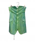 IHNNイン）の古着「ベスト」｜グリーン