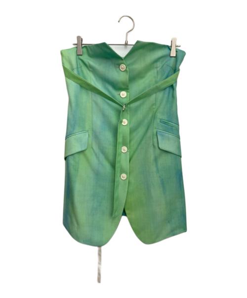 IHNN（イン）IHNN (イン) ベスト グリーン サイズ:サイズ36の古着・服飾アイテム