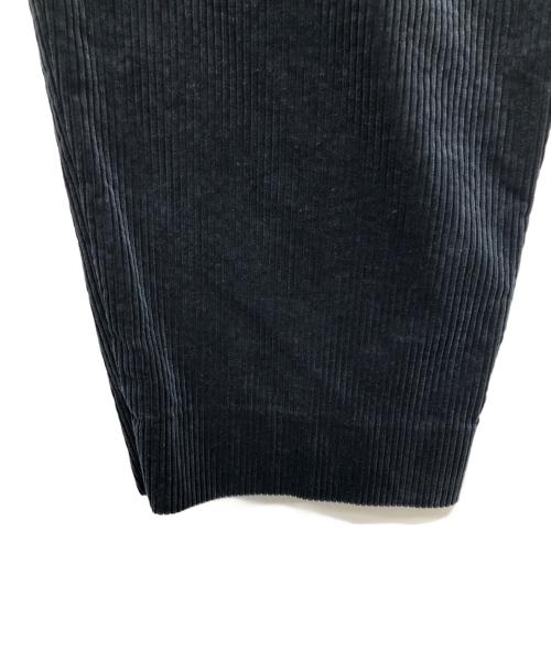 MARKA（マーカ）MARKA (マーカ) PLEAT FRONT PEGTOP ORGANIC COTTON CORDUROY PANTS ネイビー サイズ:3の古着・服飾アイテム