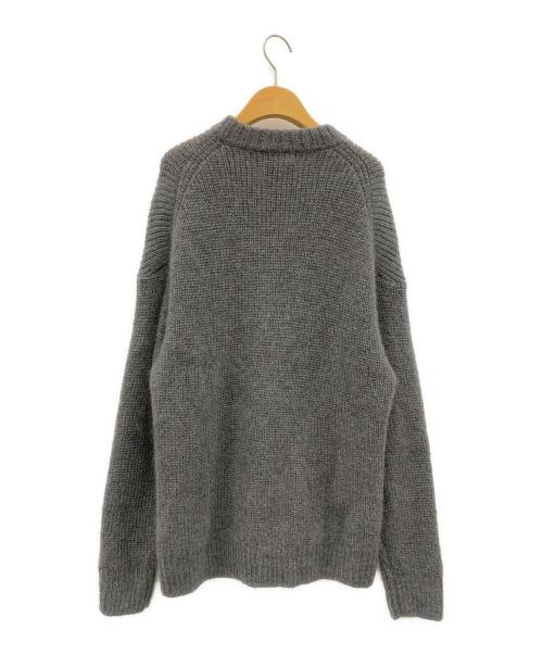 MARKA（マーカ）MARKA (マーカ) キッドモヘヤクルーネックニット グレー サイズ:2の古着・服飾アイテム