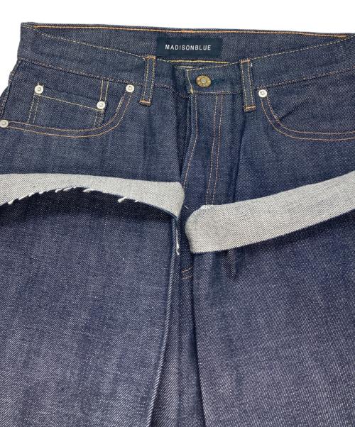 MADISON BLUE（マディソンブルー）MADISON BLUE (マディソンブルー) HEM CUT OFF STRAIGHT D/DENIM インディゴ サイズ:3の古着・服飾アイテム