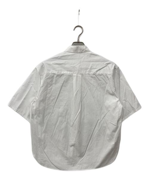 allureville（アルアバイル）allureville (アルアバイル) コットンブロードオーバーシャツ ホワイト サイズ:2の古着・服飾アイテム