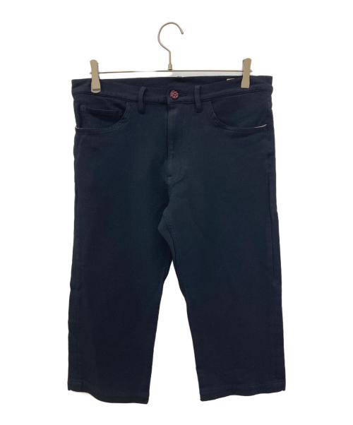 COMME des GARCONS HOMME PLUS（コムデギャルソンオムプリュス）COMME des GARCONS HOMME PLUS (コムデギャルソンオムプリュス) ポリエステルクロップドパンツ ブラック サイズ:Lの古着・服飾アイテム