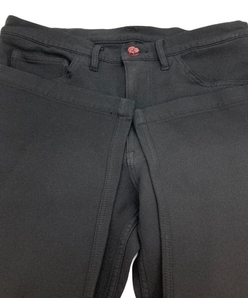 COMME des GARCONS HOMME PLUS（コムデギャルソンオムプリュス）COMME des GARCONS HOMME PLUS (コムデギャルソンオムプリュス) ポリエステルクロップドパンツ ブラック サイズ:Lの古着・服飾アイテム