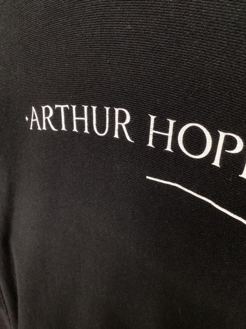 arthur hope del moon（アーサーホープデルムーン）ARTHUR HOPE DEL MOON (アーサーホープデルムーン) スウェット ブラック サイズ:Ｌの古着・服飾アイテム
