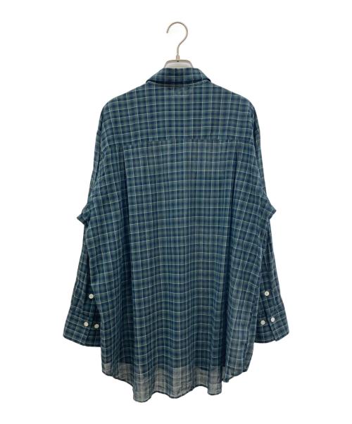 Spick and Span（スピック＆スパン）Spick and Span (スピックアンドスパン) コットンボイルチェックシャツ グリーン サイズ:FREEの古着・服飾アイテム