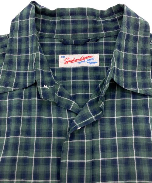 Spick and Span（スピック＆スパン）Spick and Span (スピックアンドスパン) コットンボイルチェックシャツ グリーン サイズ:FREEの古着・服飾アイテム