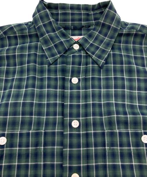 Spick and Span（スピック＆スパン）Spick and Span (スピックアンドスパン) コットンボイルチェックシャツ グリーン サイズ:FREEの古着・服飾アイテム