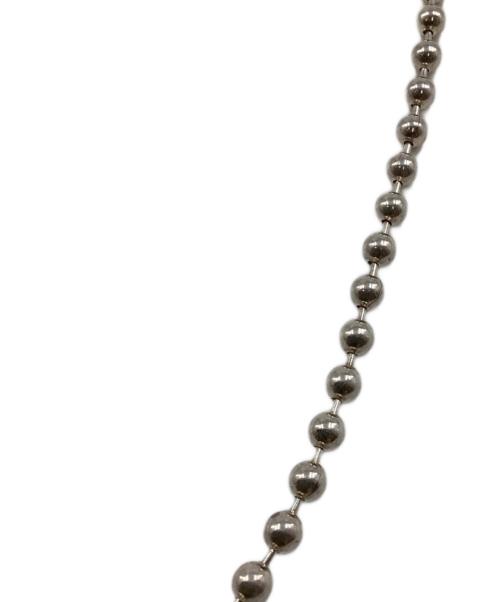 e.m.（イーエム）e.m. (イーエム) パールボールチェーンミックスネックレス ホワイトの古着・服飾アイテム