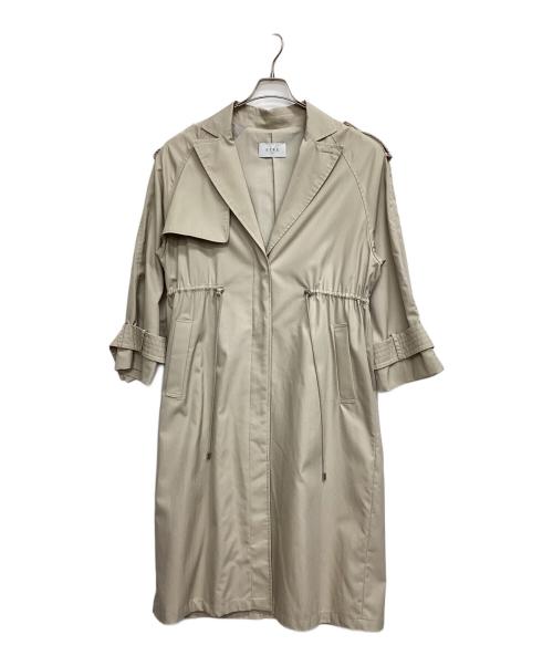 ETRE TOKYO（エトレトウキョウ）ETRE TOKYO (エトレトウキョウ) ドローストリングストレンチコート ベージュ サイズ:Ｓの古着・服飾アイテム