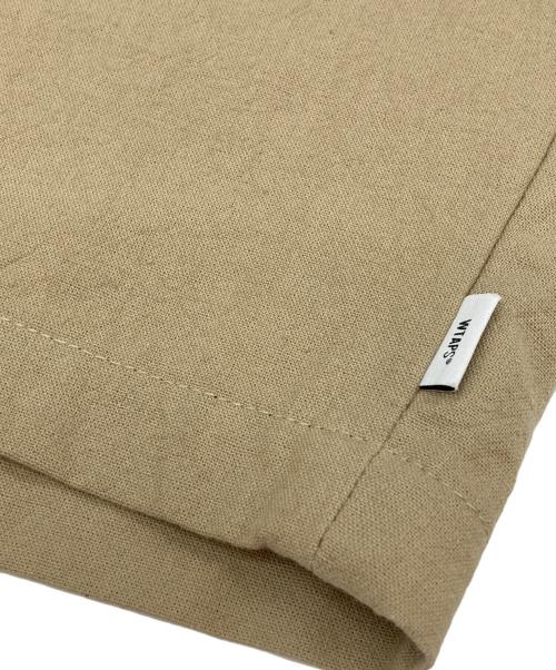 WTAPS（ダブルタップス）WTAPS (ダブルタップス) TUCK SHORTS COTTON CANVAS ベージュ サイズ:X 01の古着・服飾アイテム