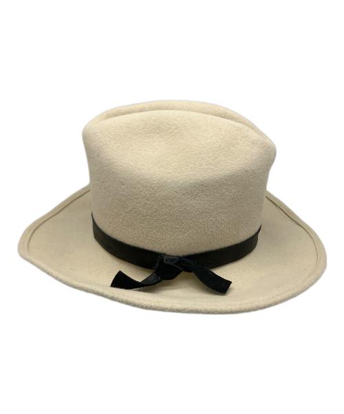 kijima takayuki（キジマタカユキ）KIJIMA TAKAYUKI (キジマタカユキ) テンガロンハット アイボリー アイボリーの古着・服飾アイテム