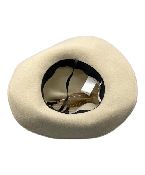 kijima takayuki（キジマタカユキ）KIJIMA TAKAYUKI (キジマタカユキ) テンガロンハット アイボリー アイボリーの古着・服飾アイテム