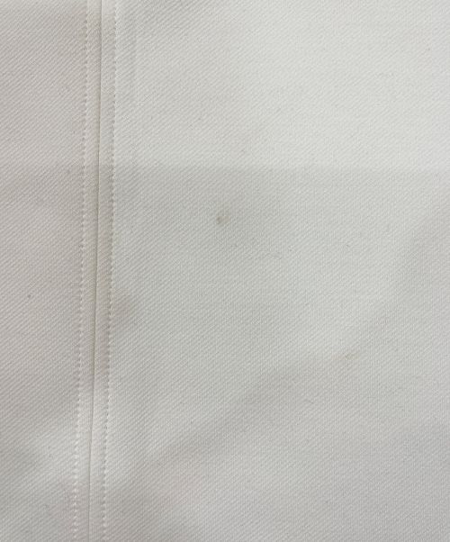 BLENHEIM（ブレンヘイム）BLENHEIM (ブレンヘイム) ダンボールステッチノースリーブワンピース ホワイト サイズ:XSの古着・服飾アイテム