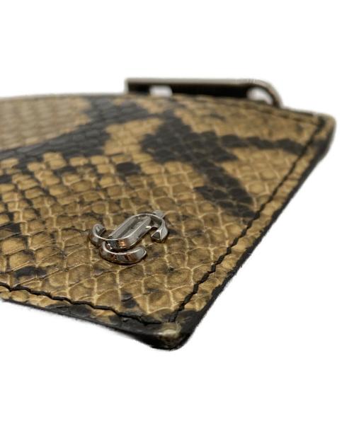 JIMMY CHOO（ジミーチュウ）JIMMY CHOO (ジミーチュウ) カードケース ブラウンの古着・服飾アイテム