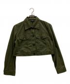 theoryセオリー）の古着「Patton PD Crop Trucker JKT」｜カーキ