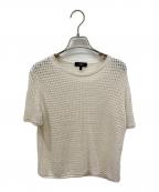 theoryセオリー）の古着「Neo Harbor Chain Mesh Crop M」｜アイボリー