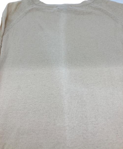ATON（エイトン）ATON (エイトン) コットンクルーネックニット ベージュ サイズ:2の古着・服飾アイテム