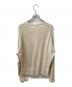 ATON (エイトン) コットンクルーネックニット ベージュ サイズ:2：5000円