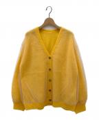 Diagramダイアグラム）の古着「オーバーチュールニットカーディガン」｜イエロー