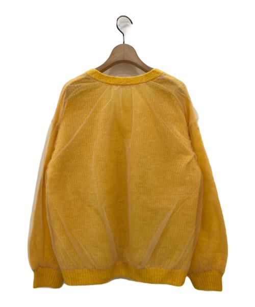 Diagram（ダイアグラム）Diagram (ダイアグラム) オーバーチュールニットカーディガン イエロー サイズ:36の古着・服飾アイテム