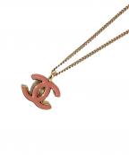 CHANELシャネル）の古着「ココマークネックレス」｜ピンク