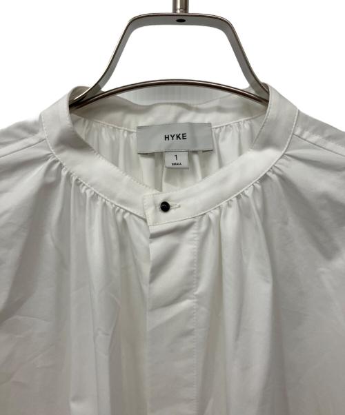 HYKE（ハイク）HYKE (ハイク) T/C BALLOON SLEEVE DRESS ホワイト サイズ:1の古着・服飾アイテム